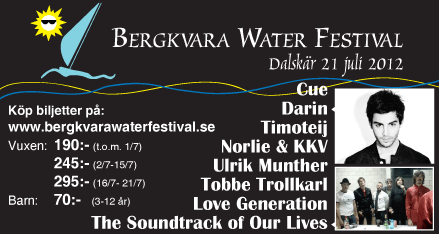 Bergkvara Water festival 21 juli 2012
